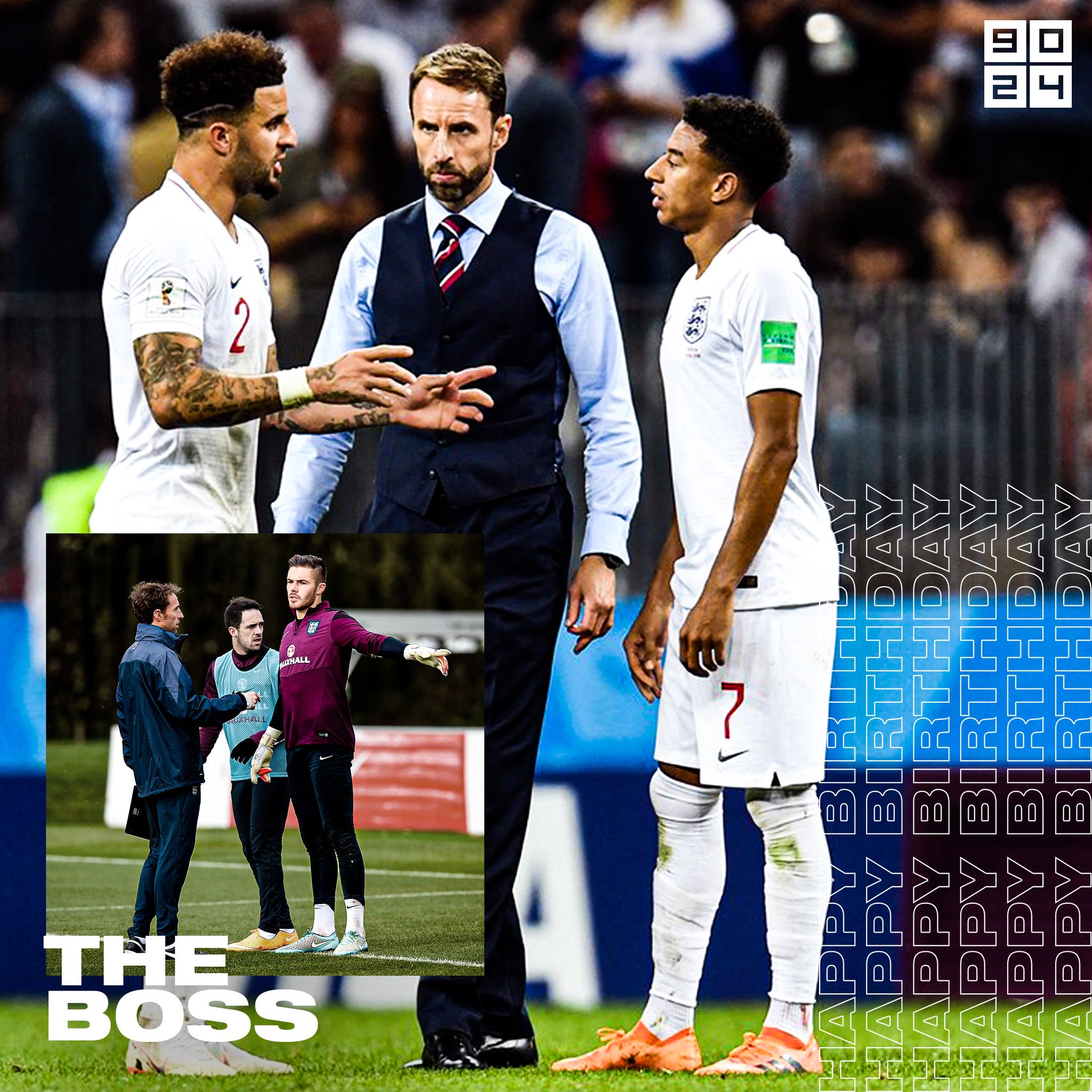 Happy birthday to boss, Gareth Southgate!  