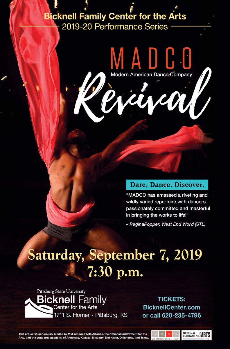 BicknellCenter's tweet image. 😍 There are those of you who will see this show and rave about it.

😢 And there are those of you who will miss it and regret it later.

👉 Life's too short for regrets. Buy your tickets today. It happens Saturday.

@VisitCrawford @pittstatedance @Madcodance #DanceLife