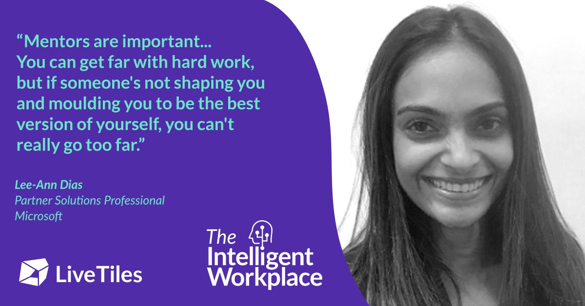 livetiles's tweet photo. In EP 12 of #TheIntelligentWorkplace, @Microsoft Partner Solutions Professional, Lee-Ann Dias, discusses how we can improve the pathway for women looking to start a career in #technology. Give it a listen here: https://t.co/LRADVZvaJj

#LiveTiles #EqualityCantWait #Womenintech https://t.co/zprF4Grrl2