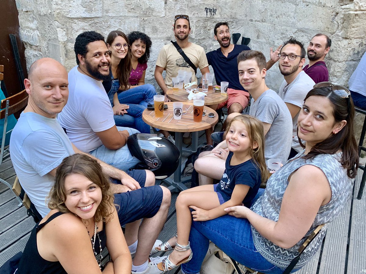 Une petite pause pour prendre des forces, cheers ! J-11 #Cheers #Avignon