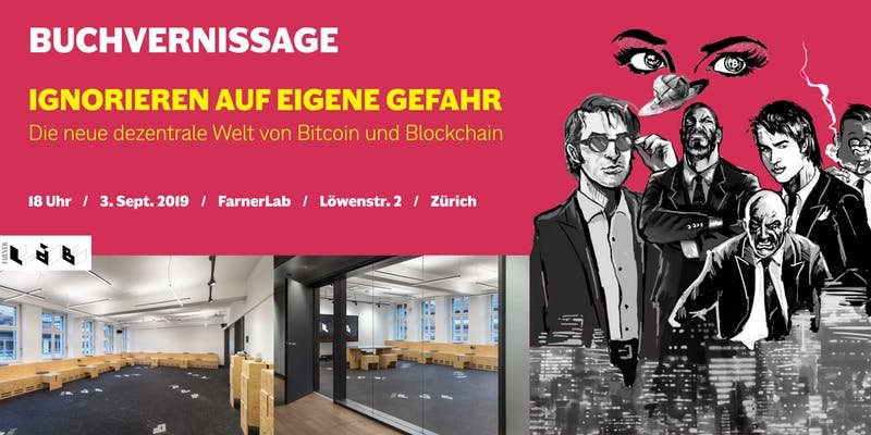 UrsBolt's tweet photo. «Ignorieren auf eigene Gefahr – die neue dezentrale Welt von #Bitcoin und #Blockchain.»

Buchvernissage des Buchs von @PaHueg, @SKBA_Yonghan &amp; #RichardDettling @TheBankey bei @AgenturFarner in #Zürich.

Jetzt bestellen auf #Amazon: https://t.co/OcJVpk3hS7 #Crypto #DigitalAssets https://t.co/RFnXQwj21M