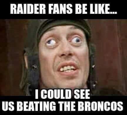 BroncoFanatic97's tweet image. Raider hater week has officially started.
#RaiderHater 
#FYFT