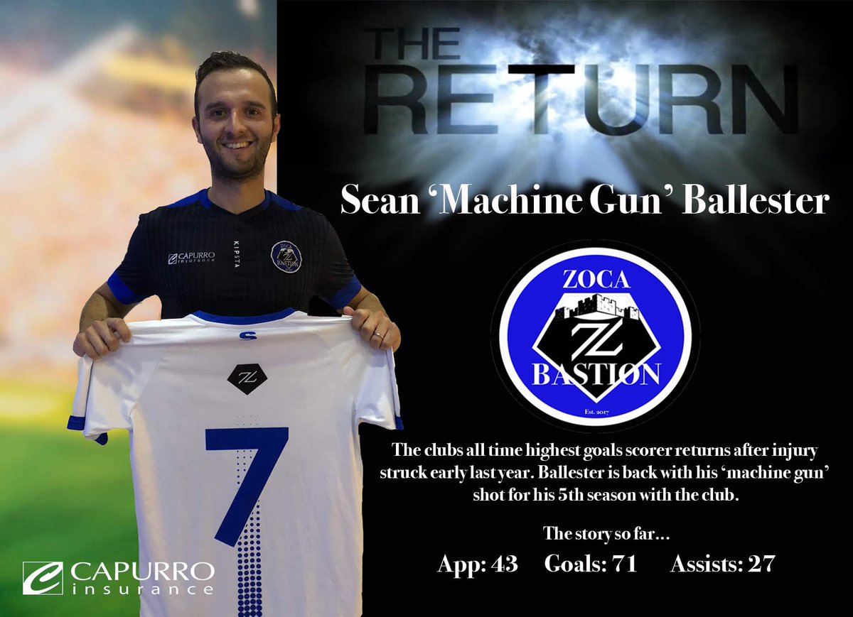 ZocaBastionFC's tweet photo. The Return of Sean Ballester.... #forzazoca #zocarevolution @CapurroInsuranc https://t.co/8PqnHwyztj