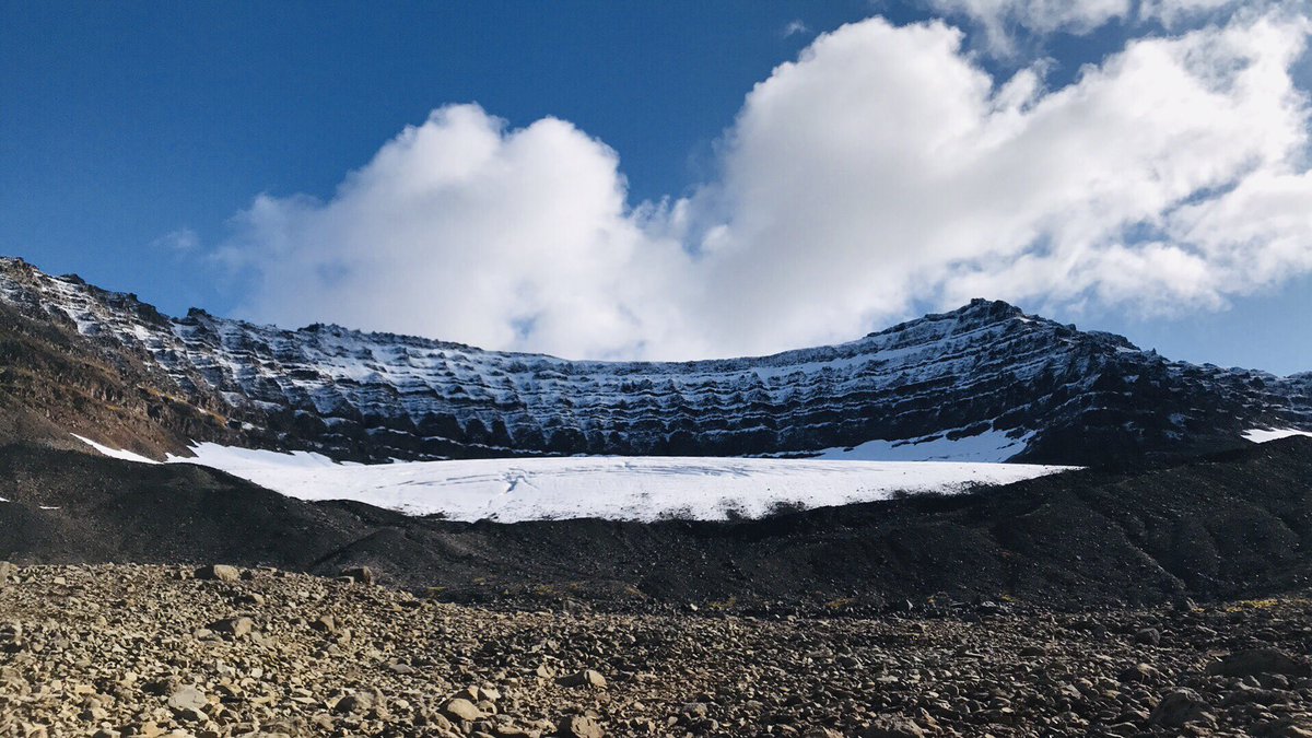 Cute ☺️ #Iceland #cirque #glacier #jellybean