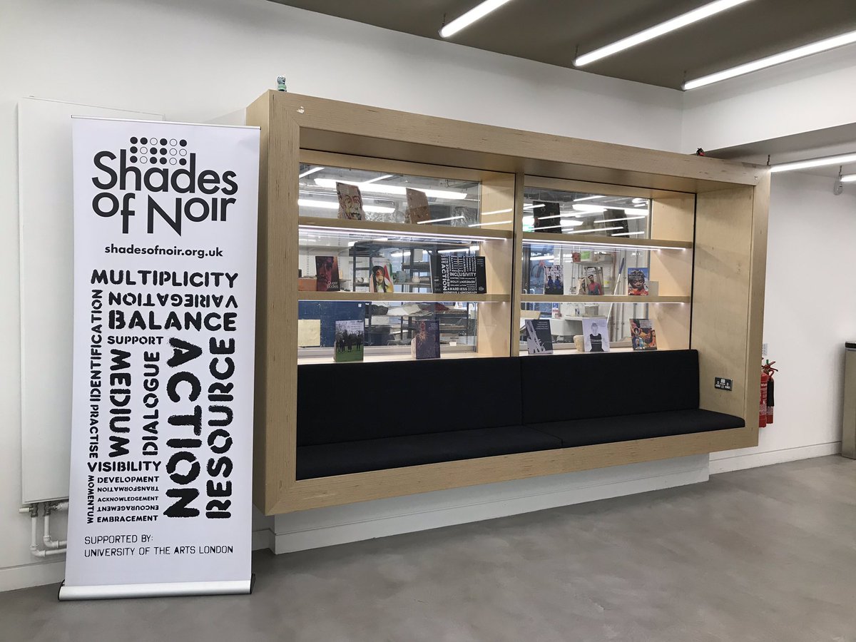 iYi_iris's tweet photo. Shades of Noir : โ10 Years Onโ touring exhibition now on show @CamberwellUAL @CCA_Library @UAL_Libraries @ShadesofNoir
โโโ
#Inclusivity
#Diversity
#SocialJusticePractice https://t.co/IpJehEIJSw
