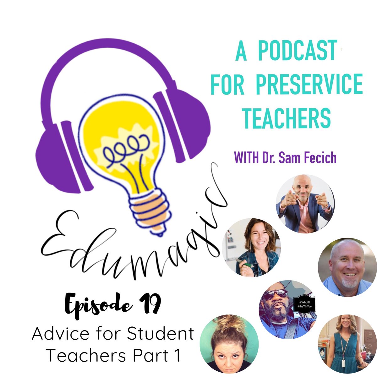 Advice for #studentteachers part 1 episode 19 of the #edumagic podcast 🎧 dropped! Tips from 
educators, admins, and eduspeakers are shared sfecich.com/podcast #edutwitter #edupodcasts #pstpln #otterbeinedtech