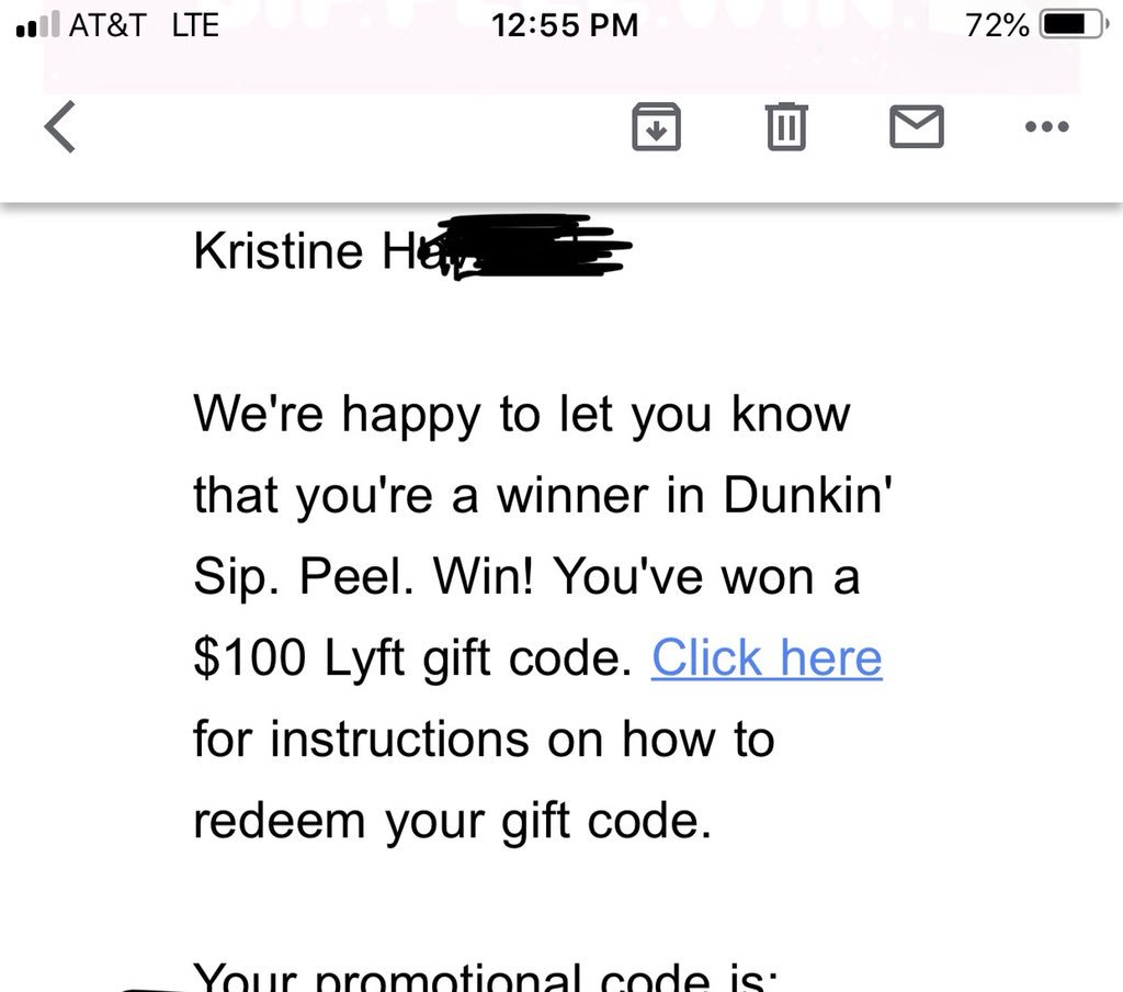 KristineH128's tweet photo. OMG @dunkindonuts !!! THANK YOU!!! We wanted this sooooo badly for our trip! Yaaaassss!!! #PeelAndSip #RunninOnDunkin https://t.co/dqJh0L7qAc