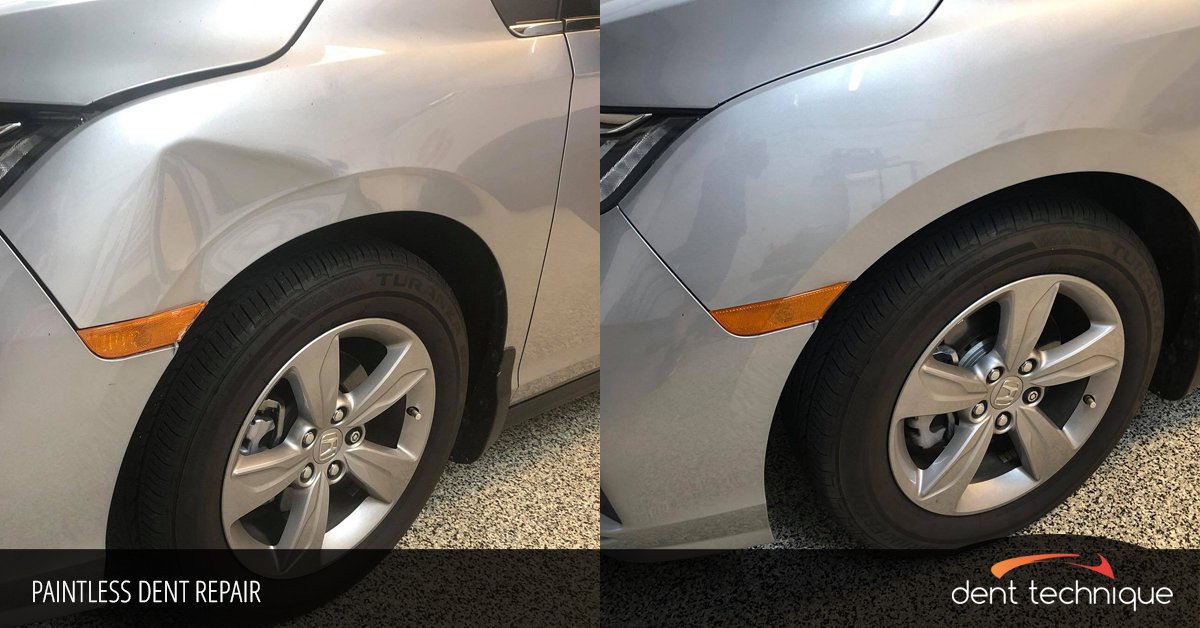 DentTechInc's tweet image. This 2018 Honda Odyssey had a run in and was left with a significant dent on the driver side . We were able to remove the damage and make the mini van look as good as new 🤩! Schedule your paintless #dent removal, #hail #damage repair or #paint #protection #film installation. #3m