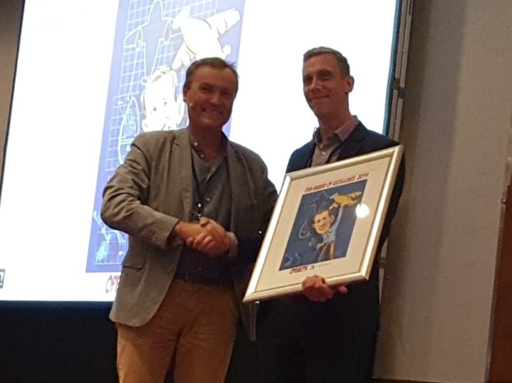 ITEA_4's tweet photo. We congratulate ACOSAR, OPENCPS and Reflexion with winning the ITEA Award of Excellence 2019 at the #POdays2018!πππ #DistributedCoSimulation #ModelBasedCPS #DigitalLoop https://t.co/ge366bHRhT