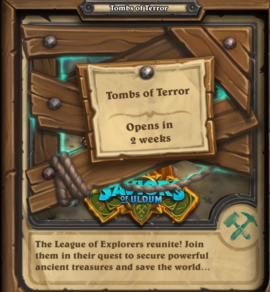 Blizzard has given me the opportunity to give away a bundle  
Tombs of Terror Deluxe Adventure Bundle.
#ad #Hearthstone 
How to enter: 
Follow and Retweet this tweet. 
I will pick one lucky winner on  September 15th.