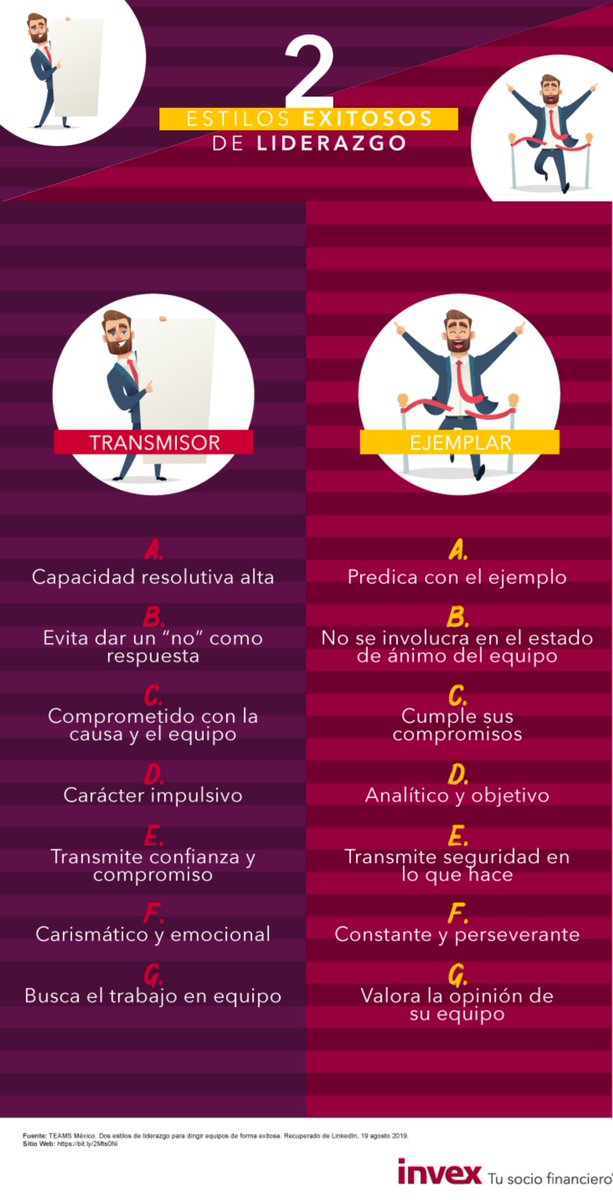 GLaraLopez's tweet photo. 2 estilos exitosos de Liderazgo #infografia #infographic #leadership https://t.co/k7rc6LRLru https://t.co/PGQZblk8XG