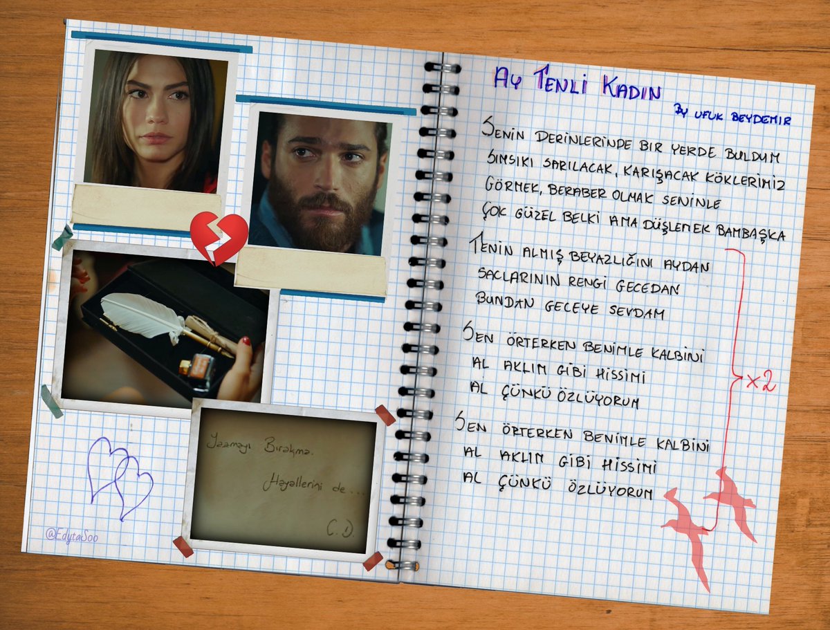  Episode 8 - Sanem hurting, Can hurting, fandom hurting but an unofficial anthem of the series was born #EKsongs  #ErkenciKuş  #ufukbeydemir *yeah, I couldn't make up my mind, so 2 versions...