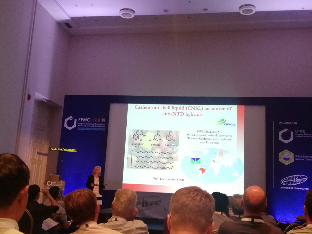 gulsah42's tweet photo. I am always fascinated by Prof.@mlbolognesi, and this was a groundbreaking @ChemMedChem presentation. @b2alzd2
#EFMC_ASMC19 #EFMC_ASMC https://t.co/RNoe39wBsV