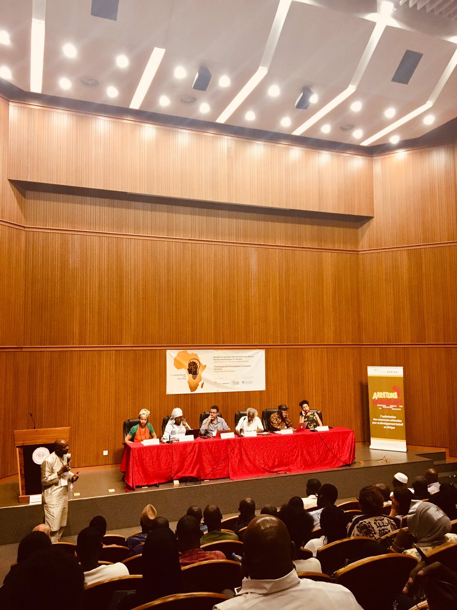 TrustAfrica's tweet photo. #HappeningNow Panel on Challenging Economic Orthodoxies at the Museum Of Black Civilisation in #Dakar #COETA https://t.co/tewmvU8FbF