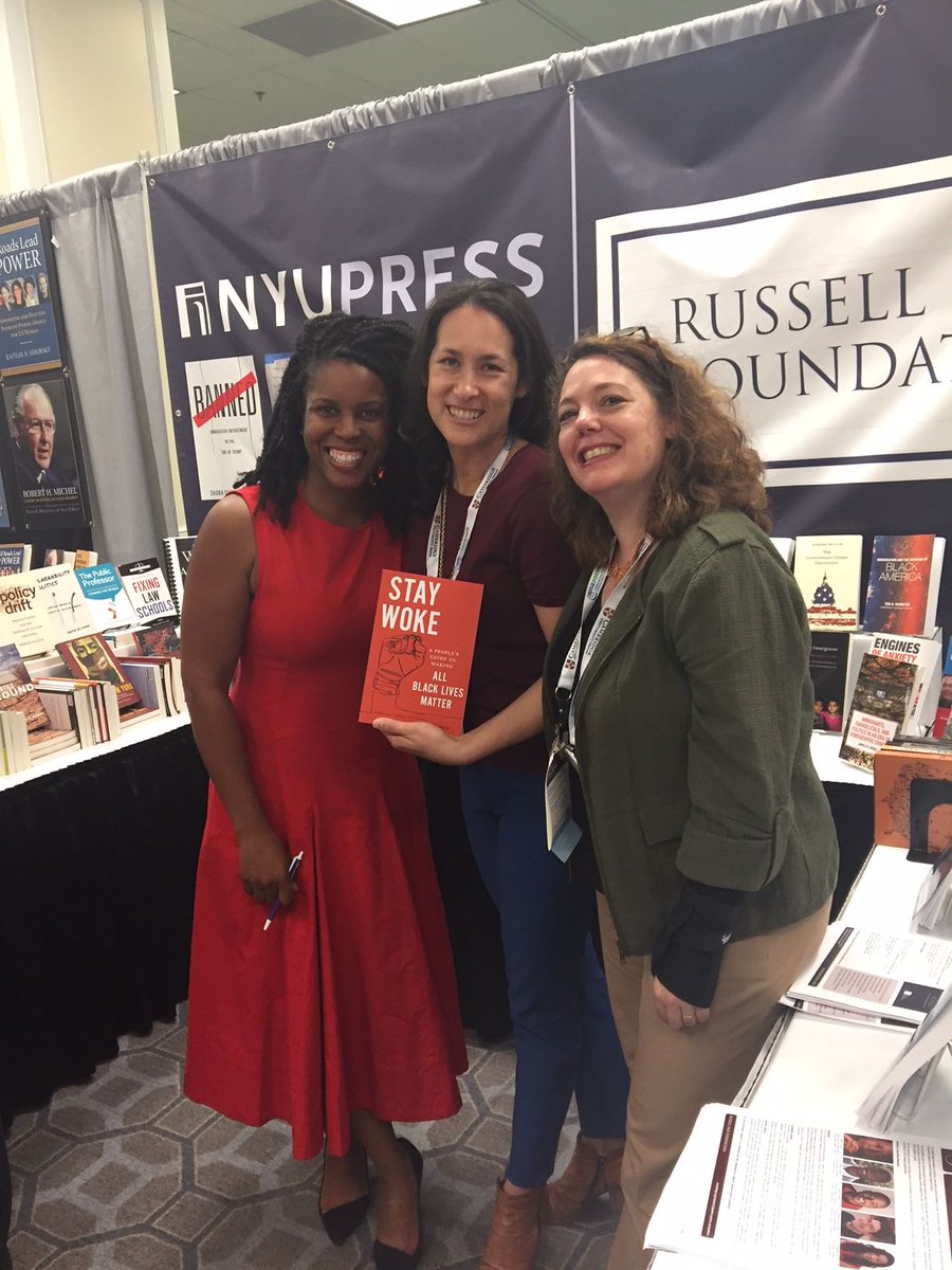 NYUpress's tweet photo. Thanks to everyone who came by the #NYUPress booth at #APSA19 - we had a blast! If you missed the show or didn't get all the books you wanted, you can still use the discount code APSA19-FM on our website for 30% off select titles! Start browsing here: https://t.co/lWLSsdvGAD https://t.co/R7FaMncSBt