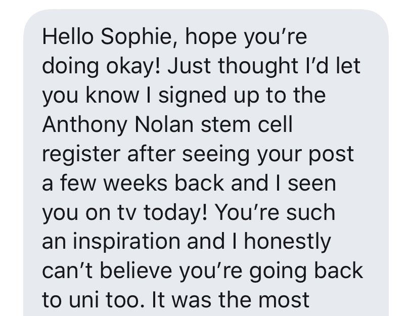 messages like this💗 only 2% of the U.K. population are on the stem cell register, and i want to help change that number. PLEASE anyone who sees this, if you are eligible then just sign up. you may never get called, but if you do, you’ll be a lifesaver💚 <a href="/AnthonyNolan/">Anthony Nolan</a> <a href="/DKMS_uk/">DKMS UK | We Delete Blood Cancer</a>