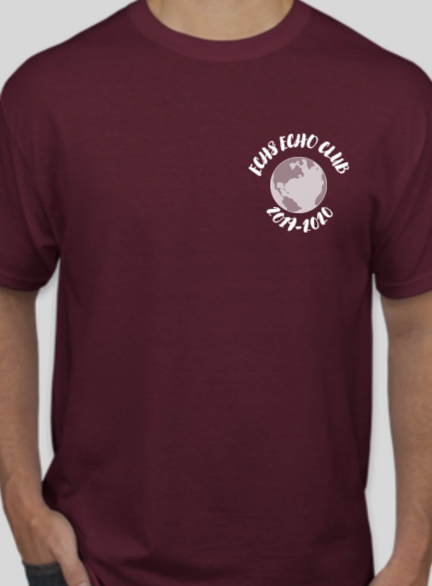 echsechoclub's tweet photo. ECHO club 2019-20 shirts♻️🌎 Come to this Thursdays meeting if you would like to purchase one! Or contact ECHO club president, Karley Garrison. https://t.co/a6xy3HOxBY