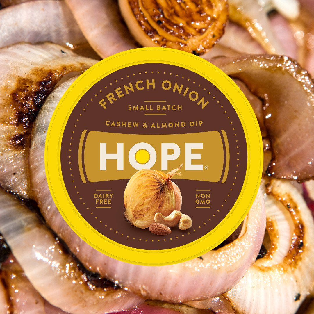 Join the French Onion Revolution with our chef-crafted, ultra-creamy, and uber-caramelized-oniony dip that’s always ready for any kind of action! 
.
#frenchonion #hopegoesnuts #onion #creamy #foodie #dips #instagood #food #yum #delicious