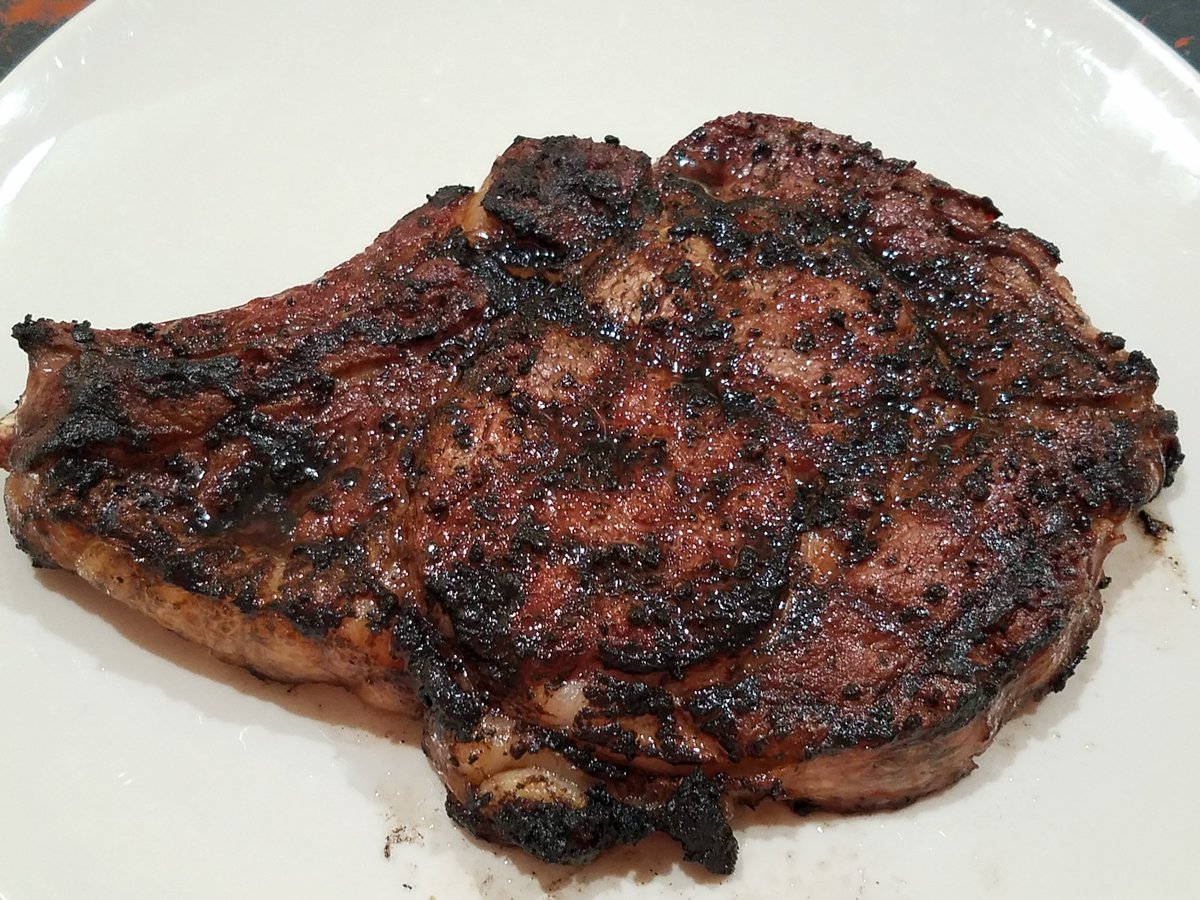 Max Direct Fire Grilled Ribeye on the Memphis Pro 780!  This was an experiment on a Walmart steak which I had always avoided, but it turned out fantastic!
<a href="/memphisgrills/">Memphis Wood Fire Grills</a>