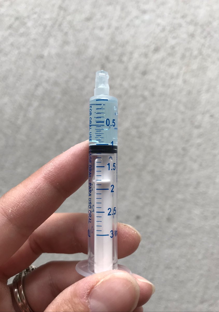 Working on an activity on ag chemical use for tomorrow night. Glyphosate sprayed at 32 fl oz/acre is hard to visualize, so here’s approx. how much of that goes on 1/1000th of an acre (43.56 sq ft). To clarify: this is water with food dye in it. #ISUCrops