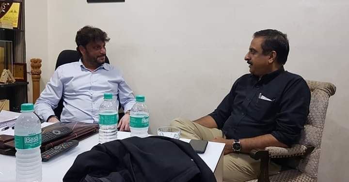 RealNewsExpress's tweet photo. #AIMIM Maharashtra President And #Aurangabad MP Janab #ImtiazJaleel Sahab Ne Aaj #Byculla MLA Janab #WarisPathan Sahab Se Unki Office Par Mulakat Ki. 

#mimnewsexpress https://t.co/5rjznqq6Hn