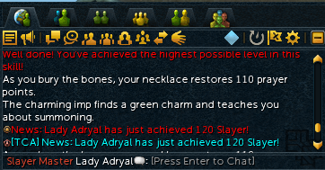 Adryal_TCA's tweet photo. got 120 slayer last night, finally! #runescape https://t.co/e2Suu3Zbna