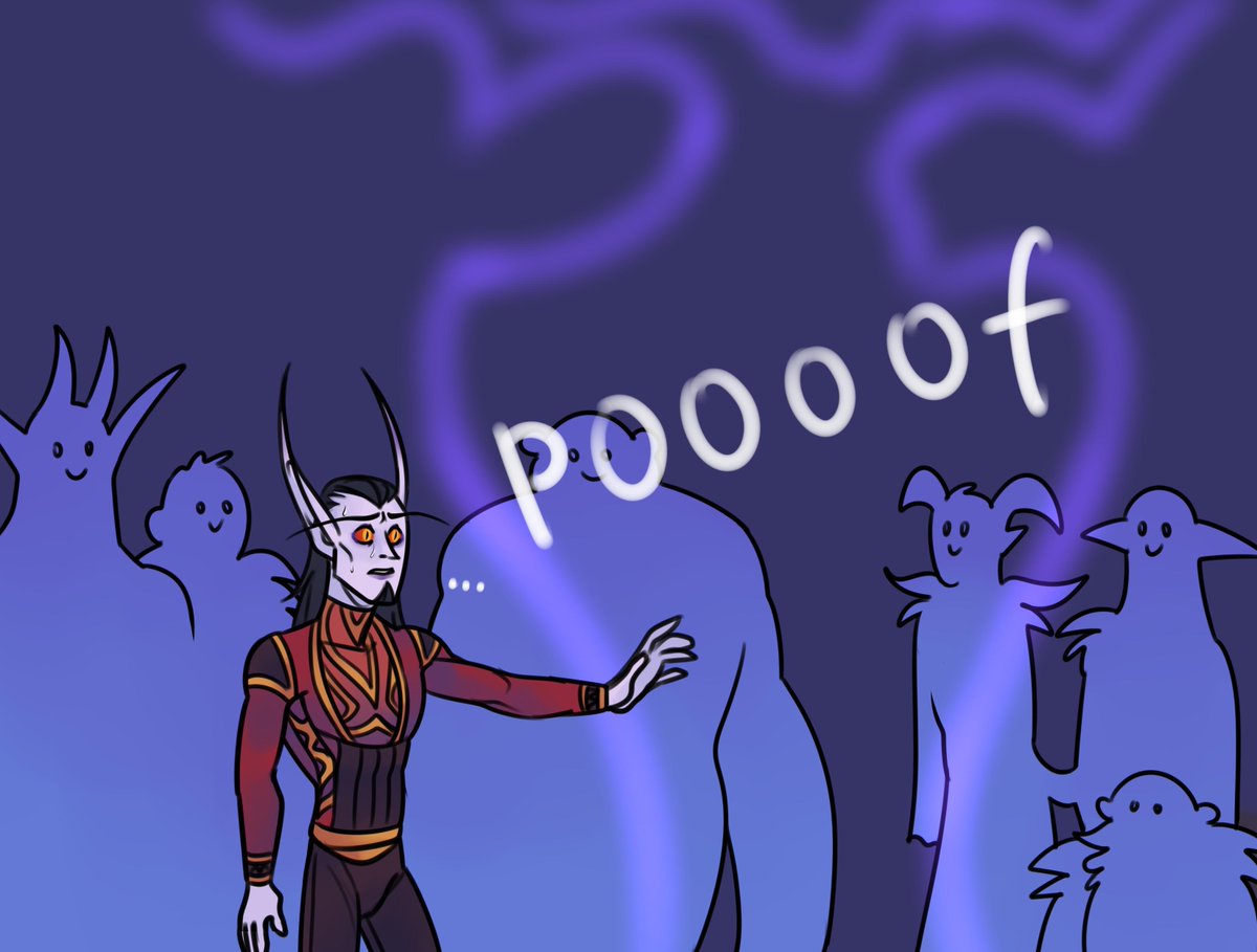 Lentara_art's tweet image. A fast sketch, but it's a meme! Do you know this too, warlock brothers? :з
Day 3 - summoner!
#voidtember #voidtember2019