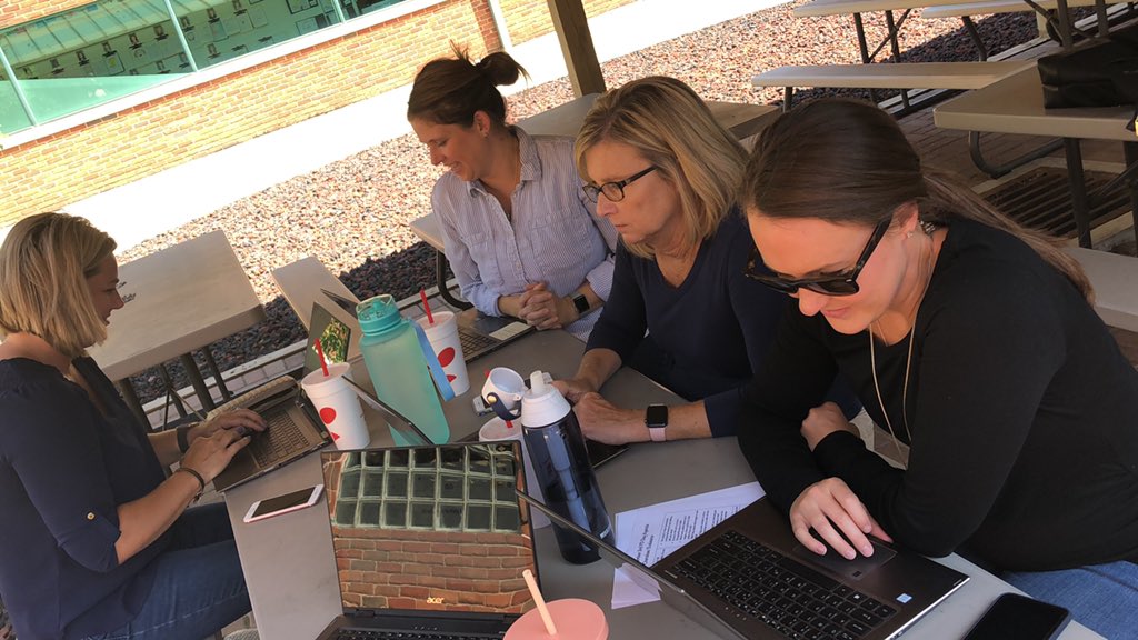Planning our first PBL of the year! <a href="/drinkinchai/">jenn highfill</a> <a href="/finnertybeth4/">Beth Finnerty</a> <a href="/pierce3rdEE/">Debbie Pierce</a> <a href="/kara_chia/">Kara Chia</a> #RocketProud #WEarePersonalized