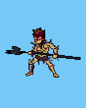 interTUMstudio's tweet photo. Prueba de sprite de nuevo enemigo + su arte conceptual

#Deimos #gamedev #indiedev #characterdesign #character #pixelart #conceptart https://t.co/RGdTCoLpSj