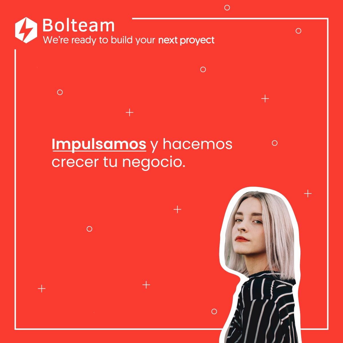 Bolteam_'s tweet photo. En Bolteam ⚡️ nuestro objetivo es crear soluciones y estrategias digitales que impulsen las ventas de nuestros clientes.

#Marketing #MarketingDigital #Ads #Posts #Design #DiseñoGrafico #DiseñoWeb #WebDesign #SoftwareDevelopment #SocialMedia #RedesSociales https://t.co/yALSKIdauS