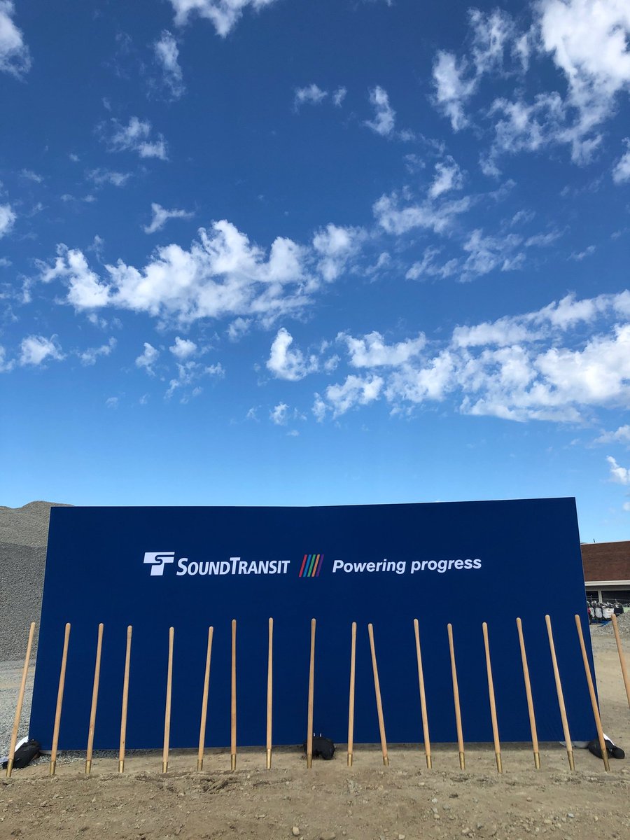 Ceremonial shovels ready to roll.