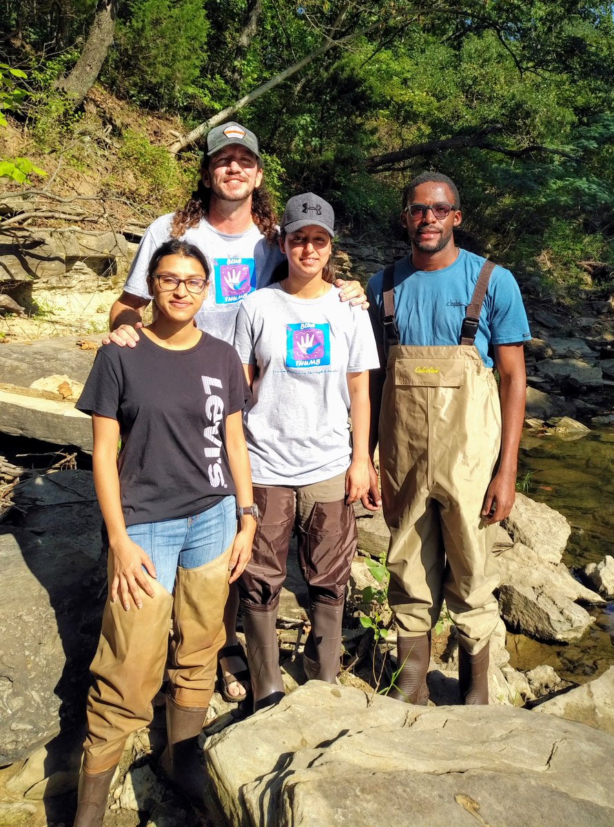 c_c_pappas's tweet photo. You know what's fun? Collecting bugs and water samples for @BlueThumbOK  with ECU Water students. @ECUTigerUpdates #waterwarriors https://t.co/To16ESriwm