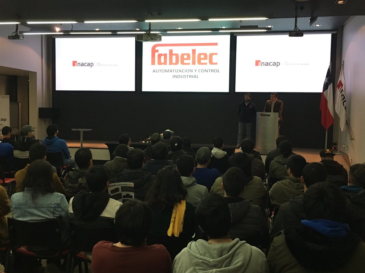 sjqr's tweet photo. Seguimos con nuestras actividades Semana Área EEA inacap Concepción Talcahuano ahora es el Turno de la Empresa Fabelec...@INACAP_CONCE @fandradese @Fabelec https://t.co/kbPY8Eg76j