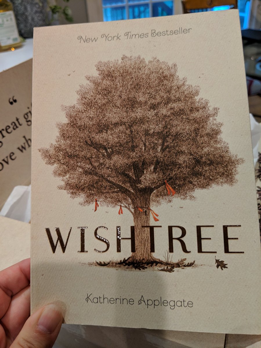 KESLibrary2's tweet image. Look what came today! It&apos;s Katherine Applegate&apos;s adult book club copy of Wishtree. I am BEYOND excited to share this amazing story of love and acceptance with not just kids but with grown ups too.  We all need to hear this story. @KESLibrary2 @KEScoyotes @hcpslib 
 @kaaauthor