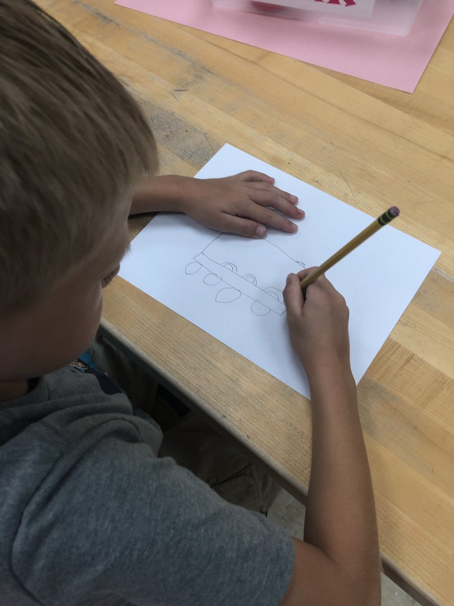 MBaiseyFCPS's tweet photo. First graders @ThurmontPrimary were engaged in creating art on their #FCPSFirstDay19 with Mrs Riggs https://t.co/3SHN9UEi7S