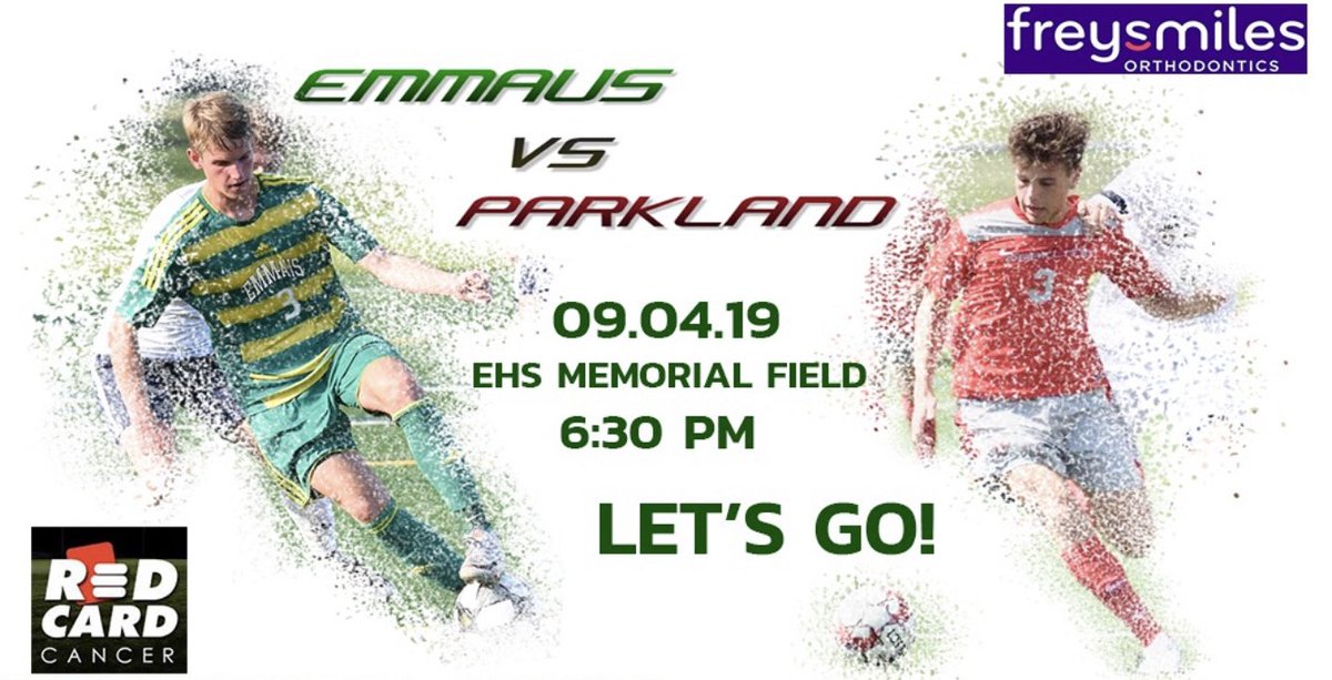 Parkland_Soccer's tweet photo. Two rivals battle it out on the field, but come together of to raise money to fight cancer. #redcardcancer https://t.co/XSKLCZSDBr