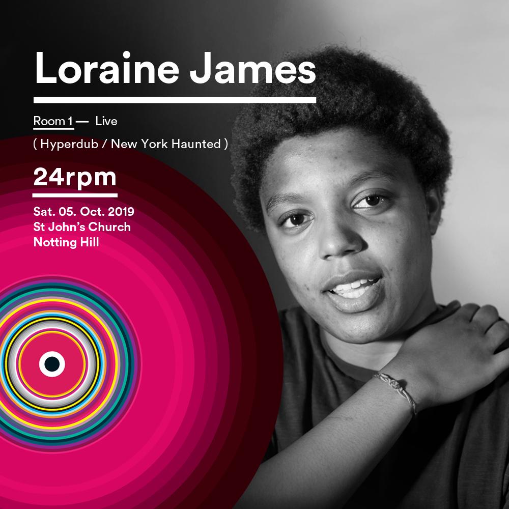 BitPhalanx's tweet image. #24rpm Sat 5th Oct, London - Line Up Announcement: 
Room 1: LORAINE JAMES @LoJamMusic (@Hyperdub) - Live. 

Tickets: bit.ly/2jTslMm

#lorainejames #hyperdub #newyorkhaunted #24rpmfestival #24rpmLondon #Festival #IDM #dub #bass #London #Electronica #ElectronicMusic