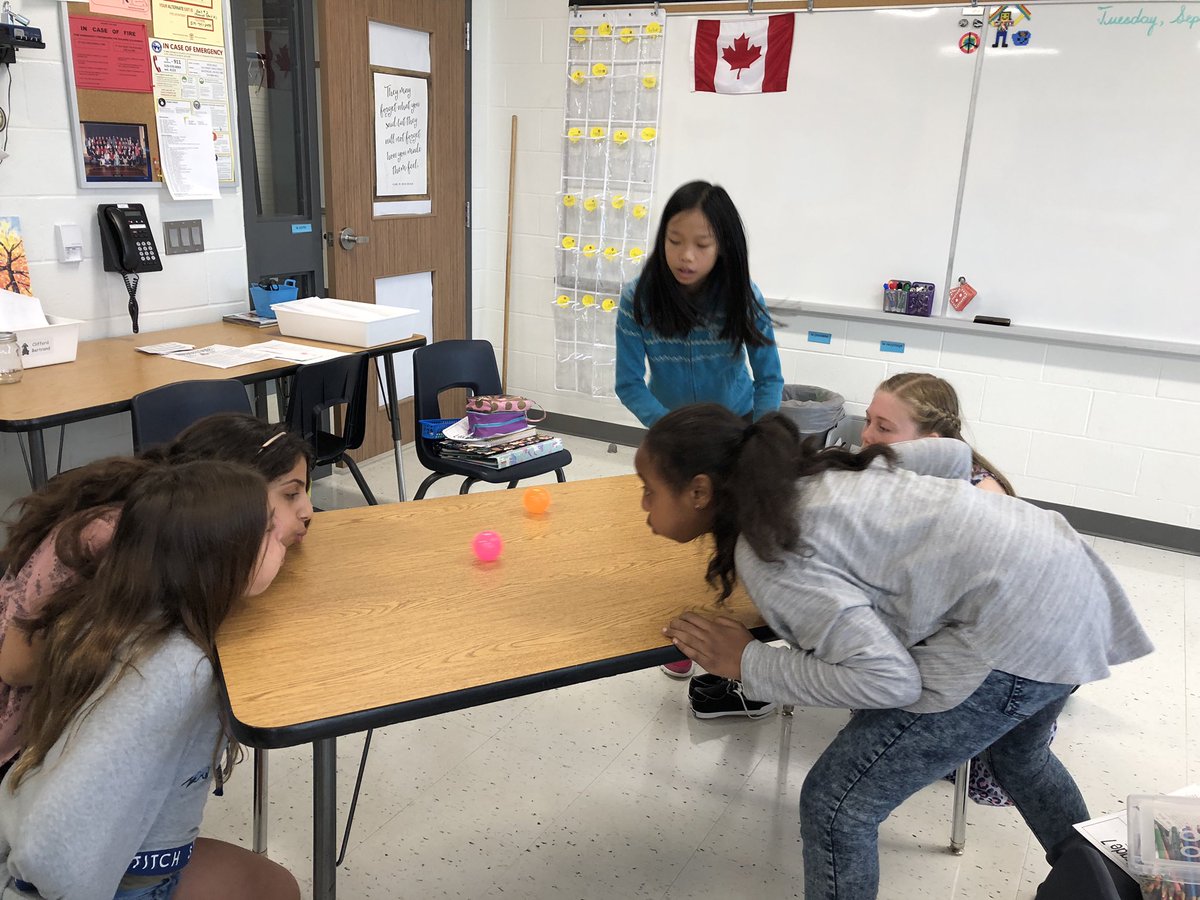 MmeCatton's tweet photo. We’re off to a great start in Rm 27 with a game of “Minute to Win it” table soccer! https://t.co/yCnFSM893s