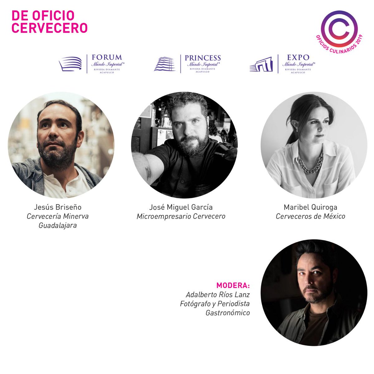 ExpoImperial's tweet photo. #OficiosCulinariosMundoImperial 
reunirá a profesionales y estudiantes el próximo jueves 17 y viernes 18 de octubre en #RivieraDiamante. 👩‍🍳

Boletos disponibles en Ticketmaster https://t.co/FhVs9zdnmV
Tel. 7444351795 https://t.co/n7NdT1OW0z