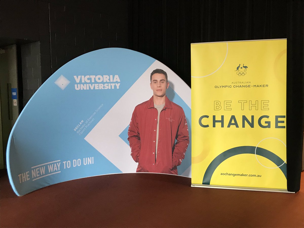 Exited to be partnering with <a href="/AUSOlympicTeam/">AUS Olympic Team</a> to host the inaugural #BeTheChange2019 Celebrating young people driving change in their communities <a href="/victoriauninews/">Victoria University</a> #LeadersInSport #ChangeMakers
