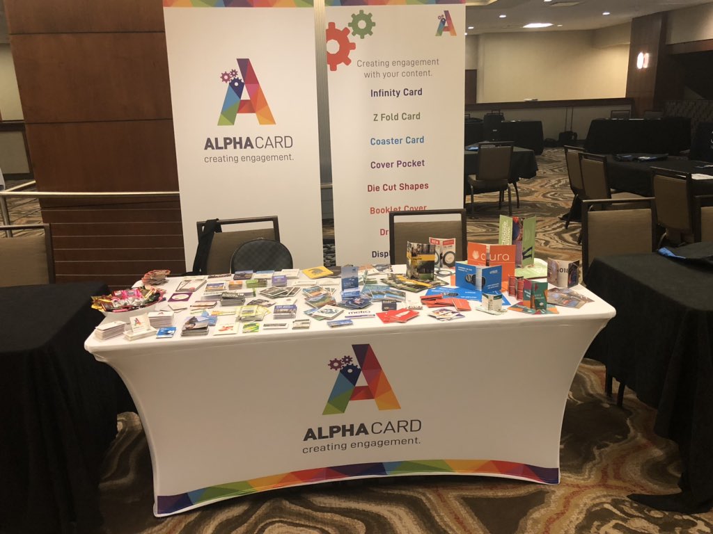 AlphaCard_'s tweet image. We’re here and set up 👍😀🇺🇸. All ready for the #3CMA Annual Conference in beautiful #Denver. Ready to meet clients old and new and start #creatingengagement #supersupporter @3CMA