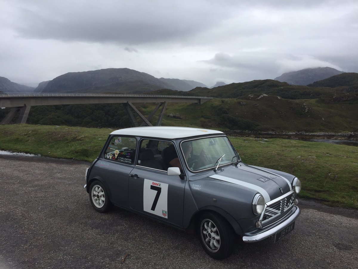 MariotheMini's tweet photo. @MariotheMini completed the @thegrandtour PENIS287 (piloting extremely nicely in Scotland) as recommended by @MrJamesMay @RichardHammond (photos part 3) simply not enough room on a tweet for all the stunning pics. https://t.co/DOduXJz4pS