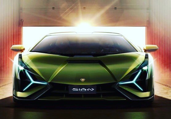 RealCarsSA1's tweet photo. Meet the Lamborghini Sián, the first ever hybrid Lambo. 0-100km/h in under 2.8 seconds and it still has that glorious V12 sound! What do you think of the new design language though? @Lamborghini @LamborghiniFan3 @lamborghinifan9 #Hybrid #lambo https://t.co/jLK28OZNoA