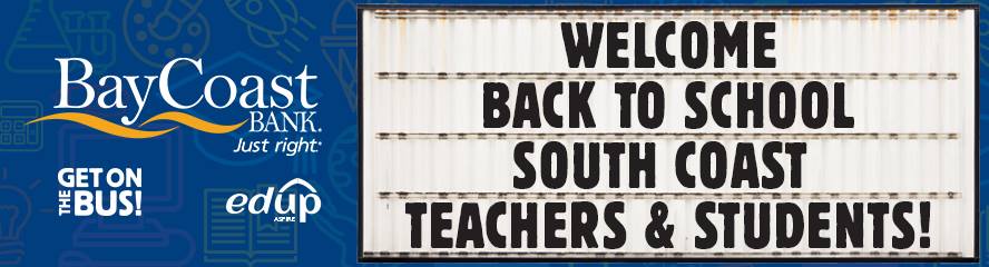 BayCoastBank's tweet photo. It's time to #GetOnTheBus once again! 
Wishing students and faculty a successful and fun school year! Let's keep making #Education a number #1 priority in the South Coast!  #JustRight #BankRight https://t.co/h2l2xKg7by