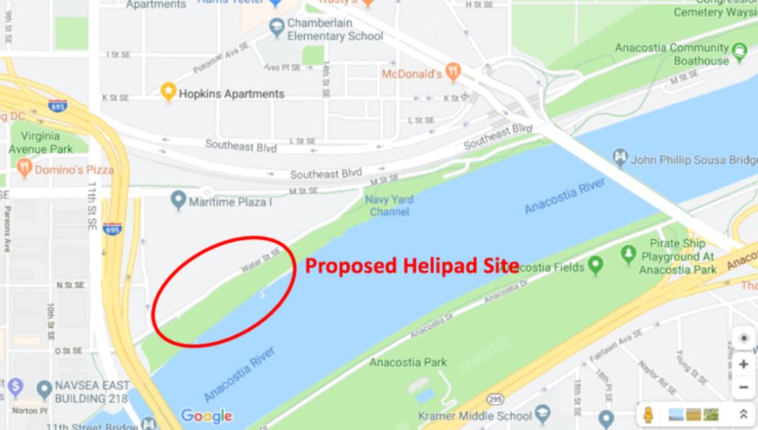 PoPville's tweet photo. "Oppose the Building of a New Heliport on the SE Riverfront" https://t.co/WQqNKi7YLa https://t.co/ixY7a7WMuy