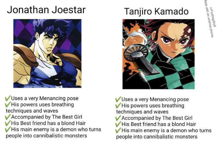 JoJo Refrence In Demon Slayer 