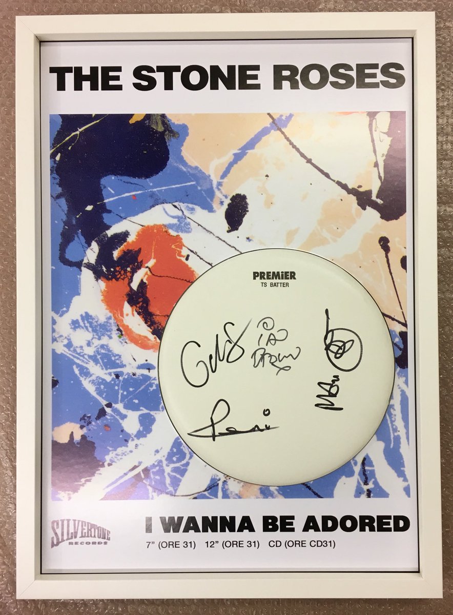 keeleysframing's tweet photo. @thestoneroses album poster with hole cutout for signed drum skin to sit through. Framed with uv glass to protect signatures.
.
.
#bespokeframing 
#memorabilia 
#thestoneroses
#iwannabeadored
#popart
#bands
#drums
#framing
#rdguk https://t.co/iSTSoI1vtT