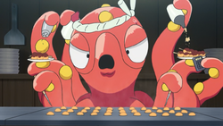 WonderGuardBKR's tweet photo. Who remembers the messed up episode where a cannibalistic Octillery was making Takoyaki? 🤔 https://t.co/1QeEk3ADTD