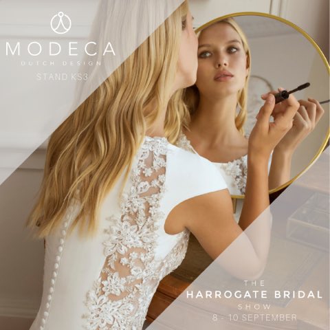 debbiejni's tweet image. The countdown to @HarrogateBridal Show is well underway, just 5 days until the doors open and the Team at Modeca Bridal are looking forward to welcoming you all to KS3 to view the outstanding #2020Collections 💖 #Modeca #LePapillon #CurvesByModeca #JazzByModeca #DutchDesign 💖