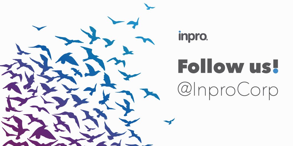 We have combined all of our Twitter accounts under 
<a href="/InproCorp/">Inpro</a>! Now you can find all our information on products and services in one easy place. Follow us today! #followus #inpro